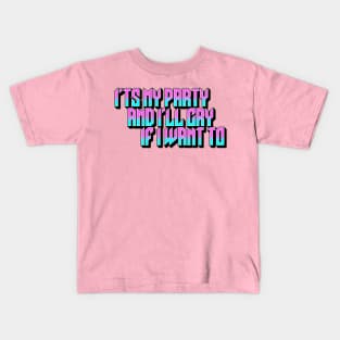 It's my party Kids T-Shirt